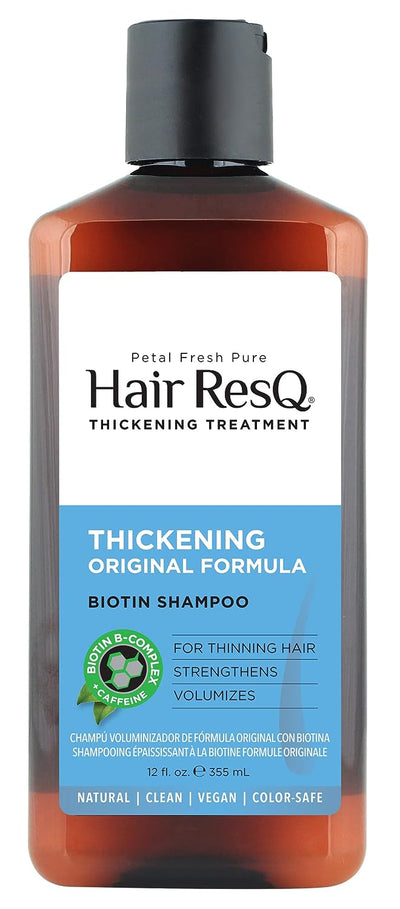 Hair Thickening Shampoo | Strengthen & Volumize, Vegan & Cruelty-Free, 12 fl oz by Petal Fresh