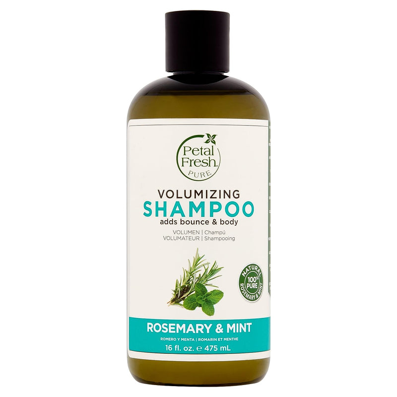 Volumizing Shampoo | Rosemary & Mint Volumizing Shampoo With Natural Essential Oils, 16 Fl. oz by Petal Fresh