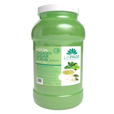 Hot Oil Sugar Scrub - Green Tea, 4 Gallon Case By LaPalm