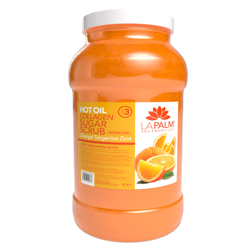 Hot Oil Sugar Scrub - Orange Tangerine, 1 Gallon By LaPalm