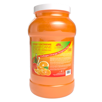Sugar Scrub With Organic Sugar Cane - Orange Tangerine, 1 Gallon