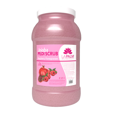 Pedicure Scrub For Feet With Jojoba Oil - Raspberry Pomegranate, 1 Gallon By LaPalm