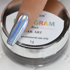 Chrome Silver Hologram Nail Art Effect 02 1g by Cre8tion