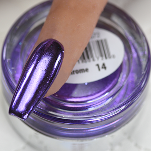 Chrome Nail Art Effect, Purple Chrome 1g by Cre8tion