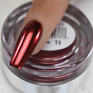 Chrome Nail Art Effect, Dark Red Chrome 1g by Cre8tion