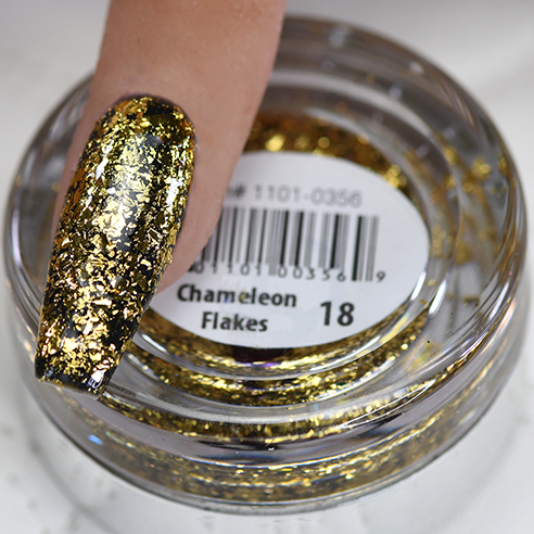 Chamaeleon Flakes Nail Art Effect, Color 18, .5g by Cre8tion