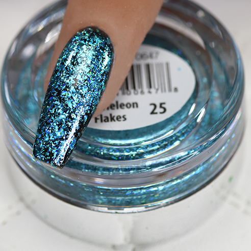 Chamaeleon Flakes Nail Art Effect, Color 25, .5g by Cre8tion
