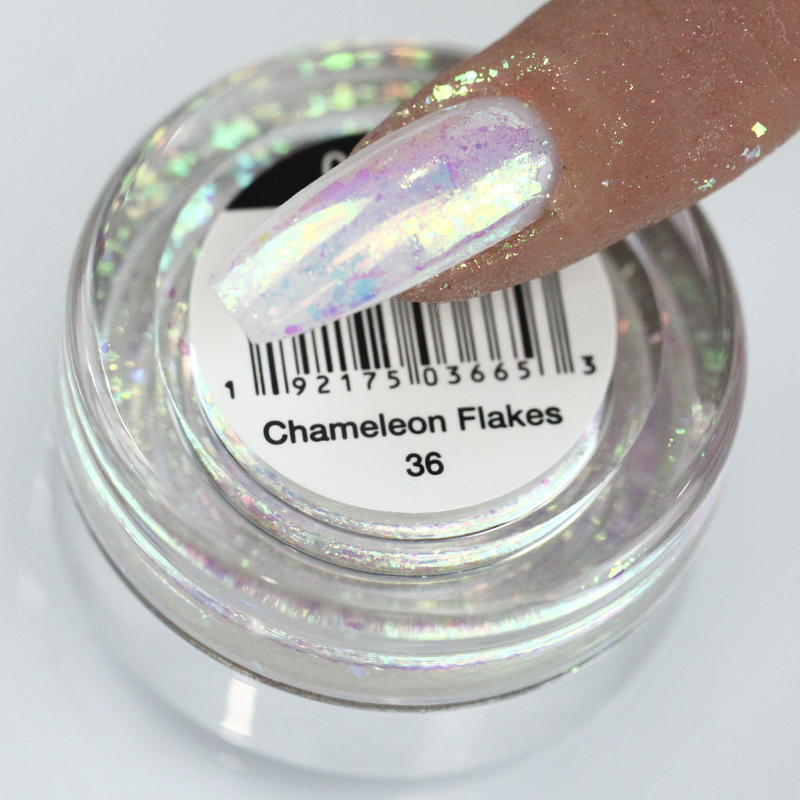 Chamaeleon Flakes Nail Art Effect, Color 36, .5g by Cre8tion