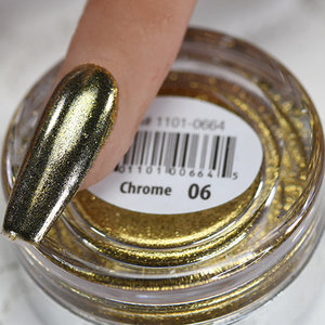 Chrome Nail Art Effect, Gold Chrome 1g by Cre8tion