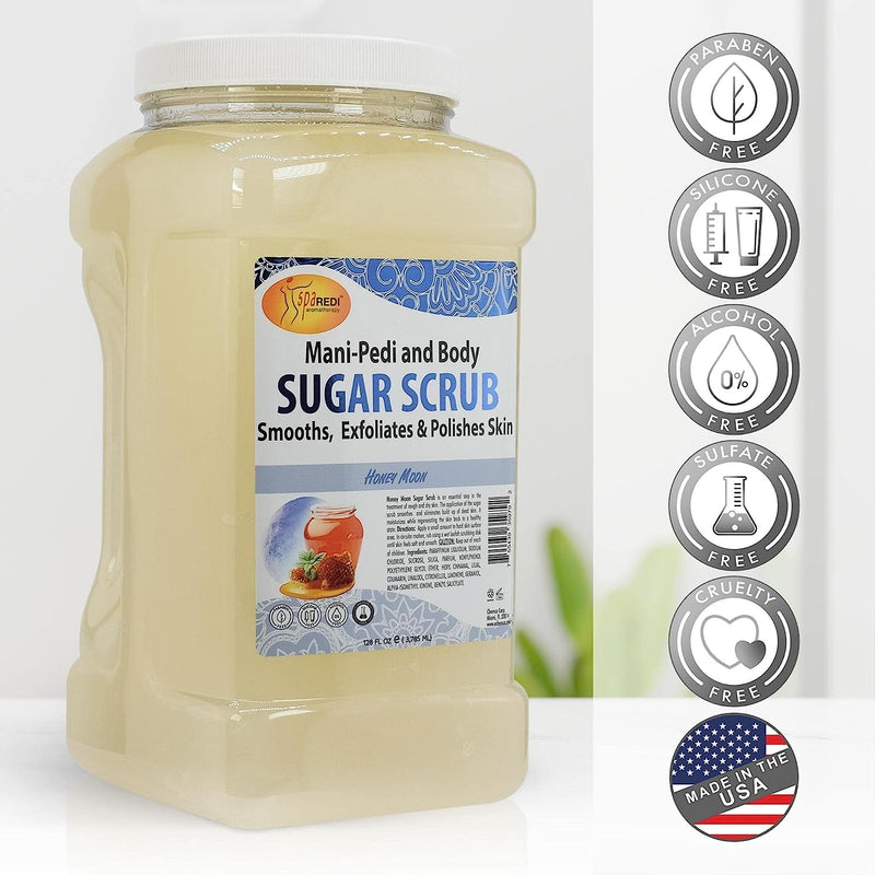 Sugar Scrub Milk & Honey Aroma, (1 Gallon) by Spa Redi