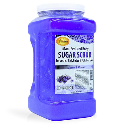 Sugar Scrub Glow, Lavender & WIldflower 1 Galon by Spa Redi