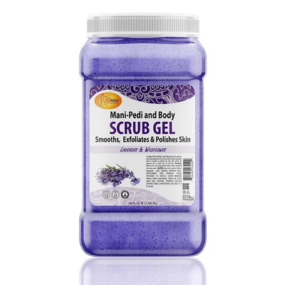 Exfoliating Gel Scrub Lavender & Wildflower Aroma, 128oz by Spa Redi