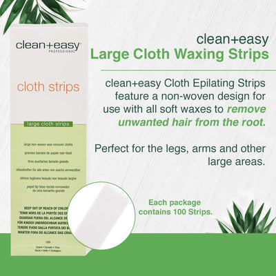 Clean + Easy Large Cloth Strips 100ct