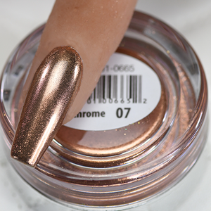 Chrome Nail Art Effect, Rose Gold Chrome 1g by Cre8tion