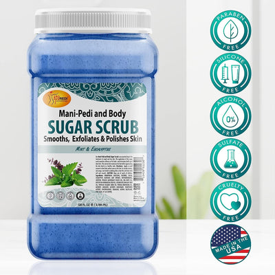 Sugar Scrub Mint & Eucalyptus Aroma, (1 Gallon) by Spa Redi