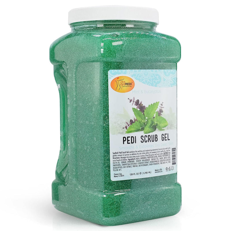 Exfoliating Gel Scrub Mint & Eucalyptus Aroma, 128oz by Spa Redi