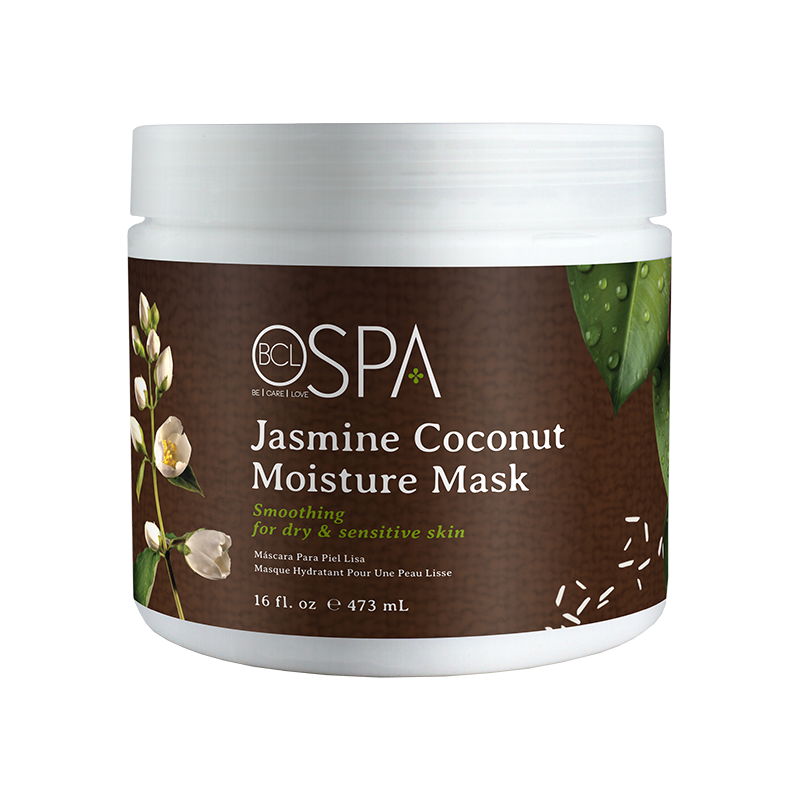 Jasmine Coconut Moisturizing Mud Mask, Certified Organic by BCL Spa 16oz