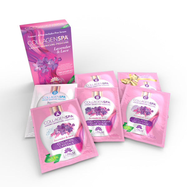 LaPalm Collagen Spa Pedi & Mani Kit - Perfume no.5 (6 steps)