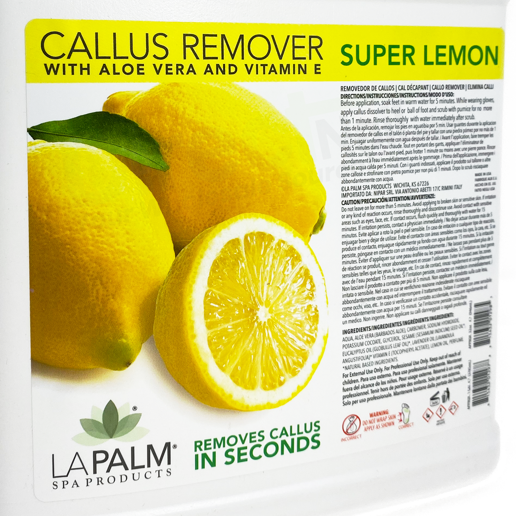 Callus Remover Gel Lemon - Wholesales Pedicure - Professional Strength