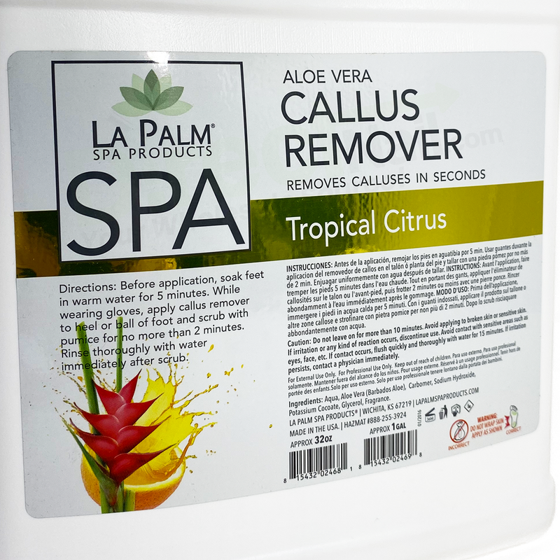 Callus Remover Liquid For Feet, Tropical Citrus 128oz