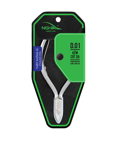 D-01 Half Jaw 14 Stainless Steel Cuticle Nipper by Nghia