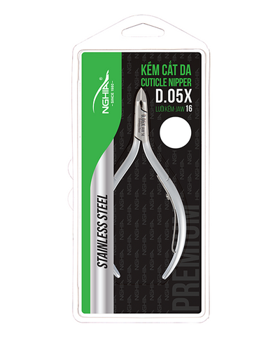 D-05 Half Jaw 14 Stainless Steel Cuticle Nipper by Nghia