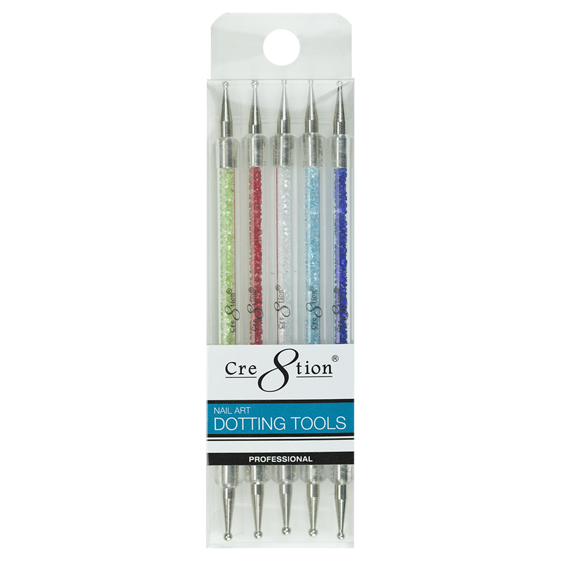 Nail Art Dotting Tool, Pack of 5 by Cre8tion