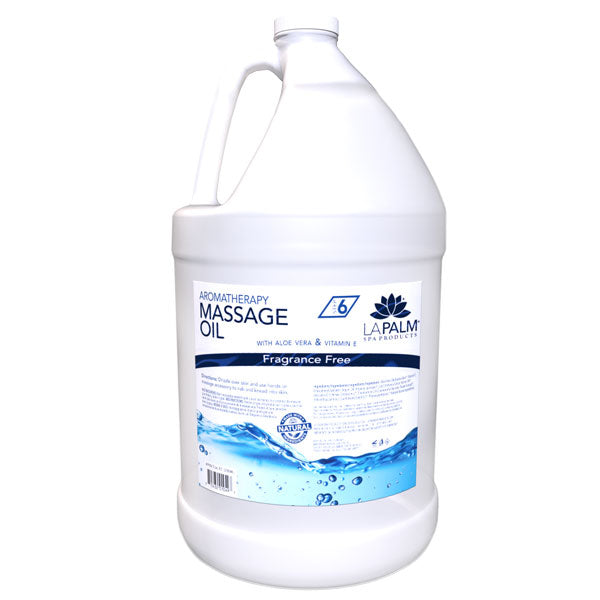 Massage Oil - Fragrance Free, 1 Gallon by LaPalm