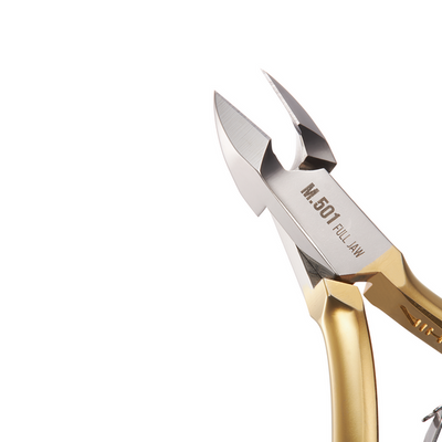 M-501 Full Jaw 16 Double Spring Gold Nail Nipper by Nghia