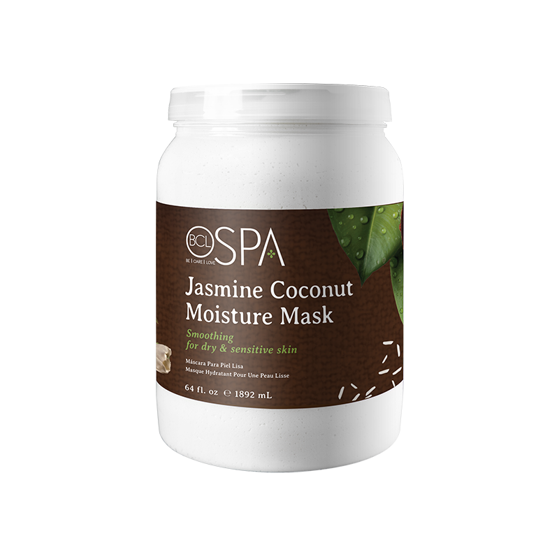 Jasmine Coconut Moisturizing Mud Mask, Certified Organic by BCL Spa 64oz