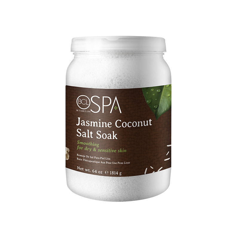 Jasmine Coconut Soak For Feet & Bath, Certified Organic by BCL Spa 64oz
