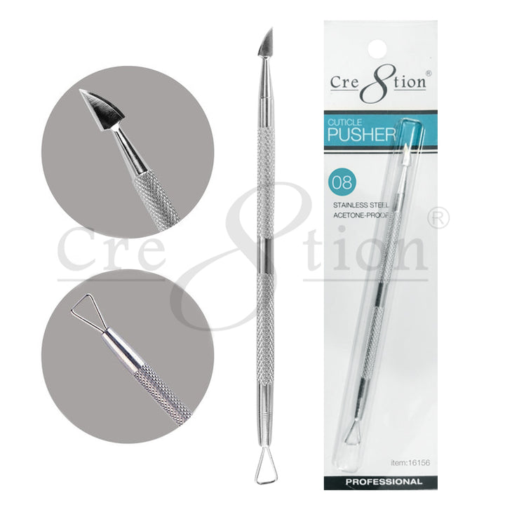 Cuticle Pusher - Scraper & Gel Remover P08 By Cre8tion
