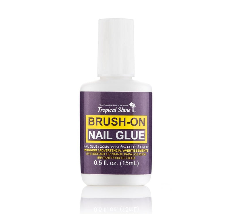 Brush On Nail Glue 0.5oz By Tropical Shine