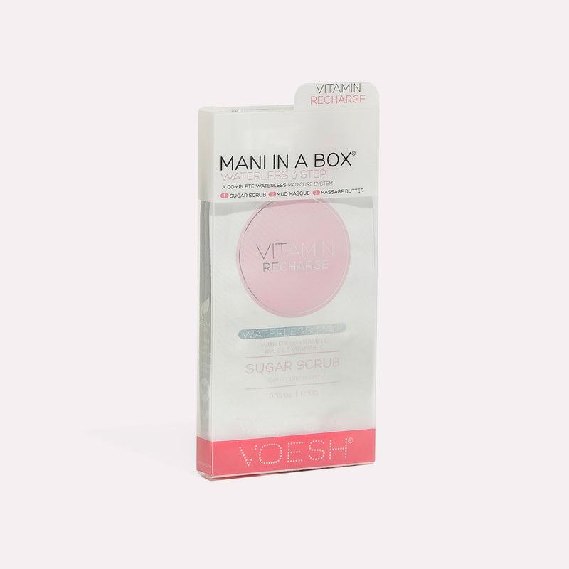 Voesh Mani In a Box 3 Step Waterless Manicure Kit
