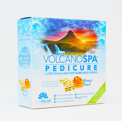 Volcano Spa Pedicure Kit - Honey Pearl Case of 36 by LaPalm