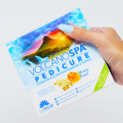 Volcano Spa Pedicure Kit - Honey Pearl by LaPalm