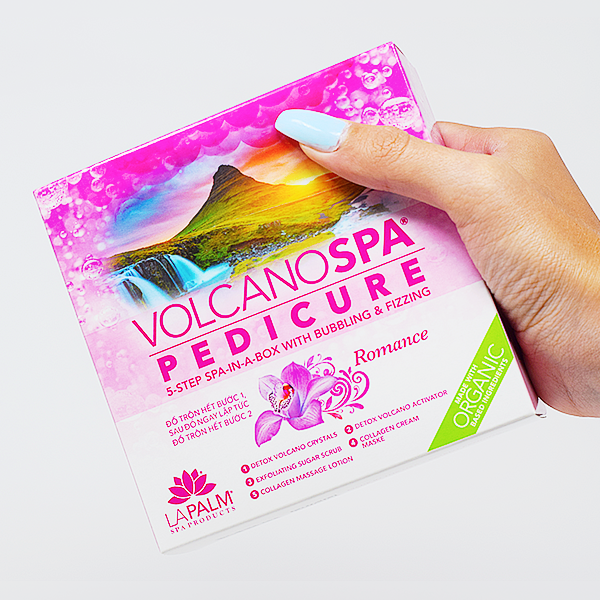 Volcano Spa Pedicure Kit - Romance Case of 36 by LaPalm