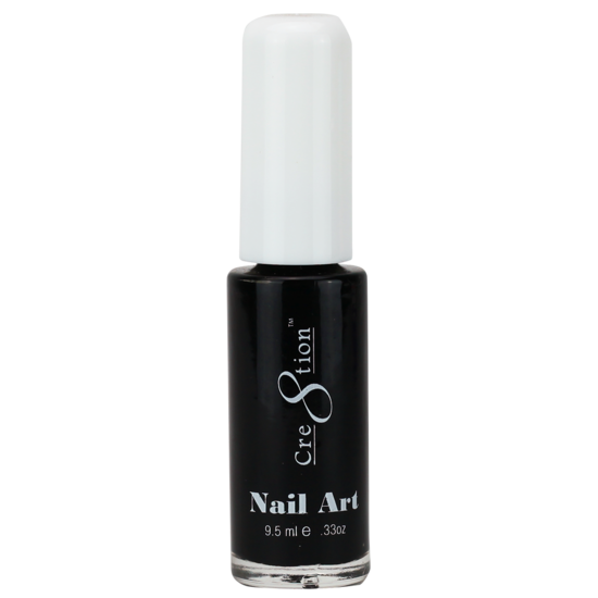Detailing Nail Art Lacquer Black 9.5ml by Cre8tion