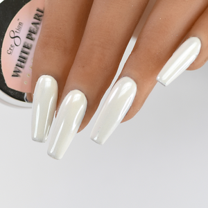 White Pearl Nail Art Effect 1g by Cre8tion