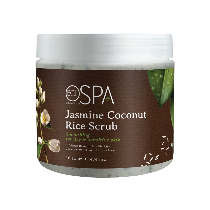 Jasmine Coconut Sugar Scrub, Certified Organic by BCL Spa 16oz