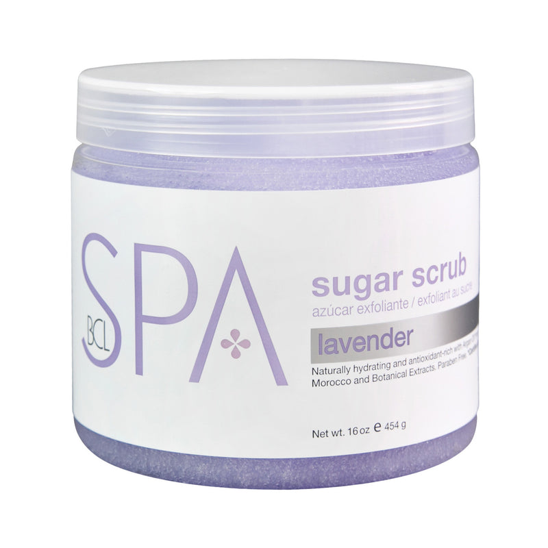 Lavender & Mint Sugar Scrub, Certified Organic by BCL Spa 16oz