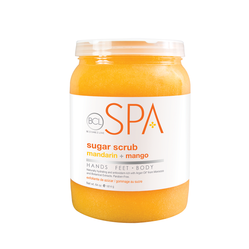 Mandarin & Mango Sugar Scrub, Certified Organic by BCL Spa 64oz