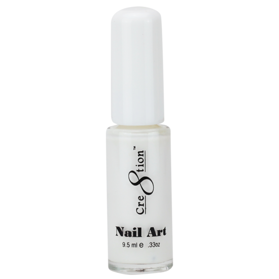 Detailing Nail Art Lacquer White 9.5ml by Cre8tion